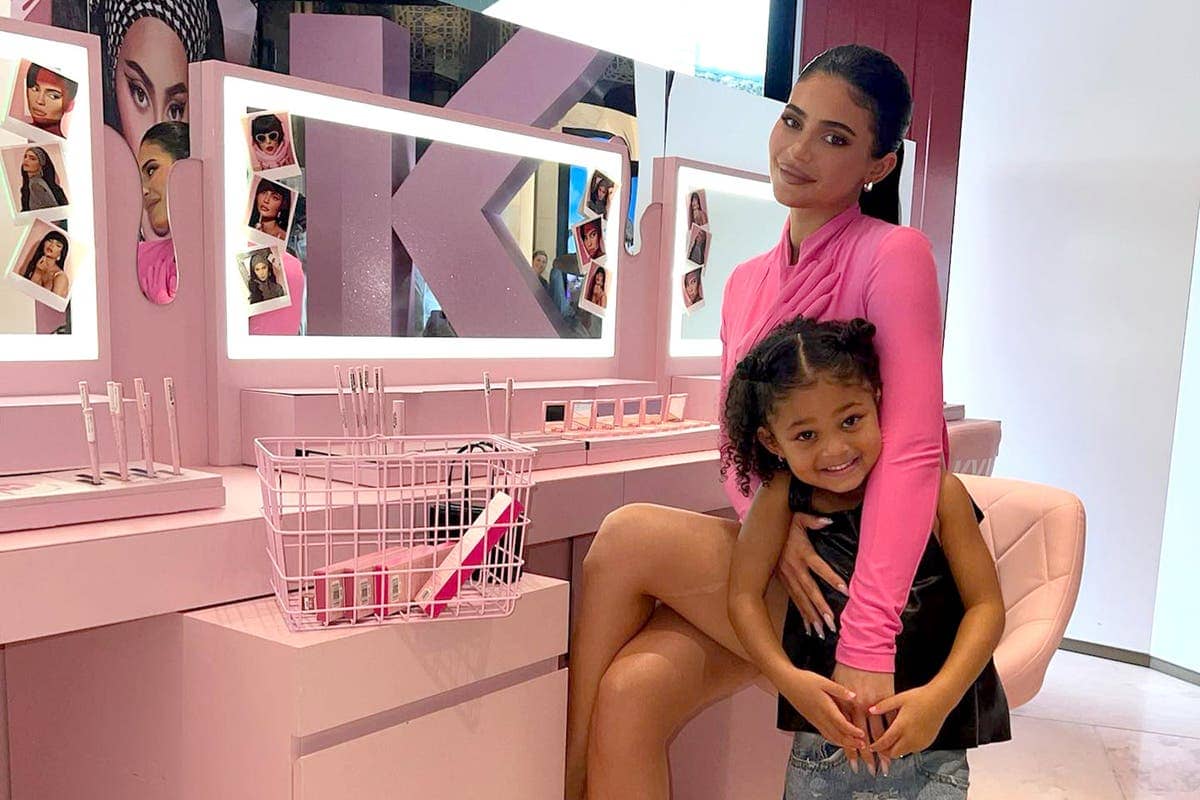 Kylie Jenner and daughter Stormi Webster enjoy afternoon tea and shopping spree in London