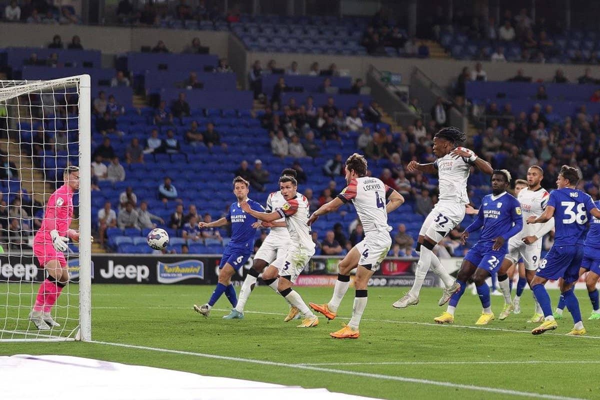 Osho 'scared' he was going to miss his opportunity to score a first Luton goal in Cardiff triumph