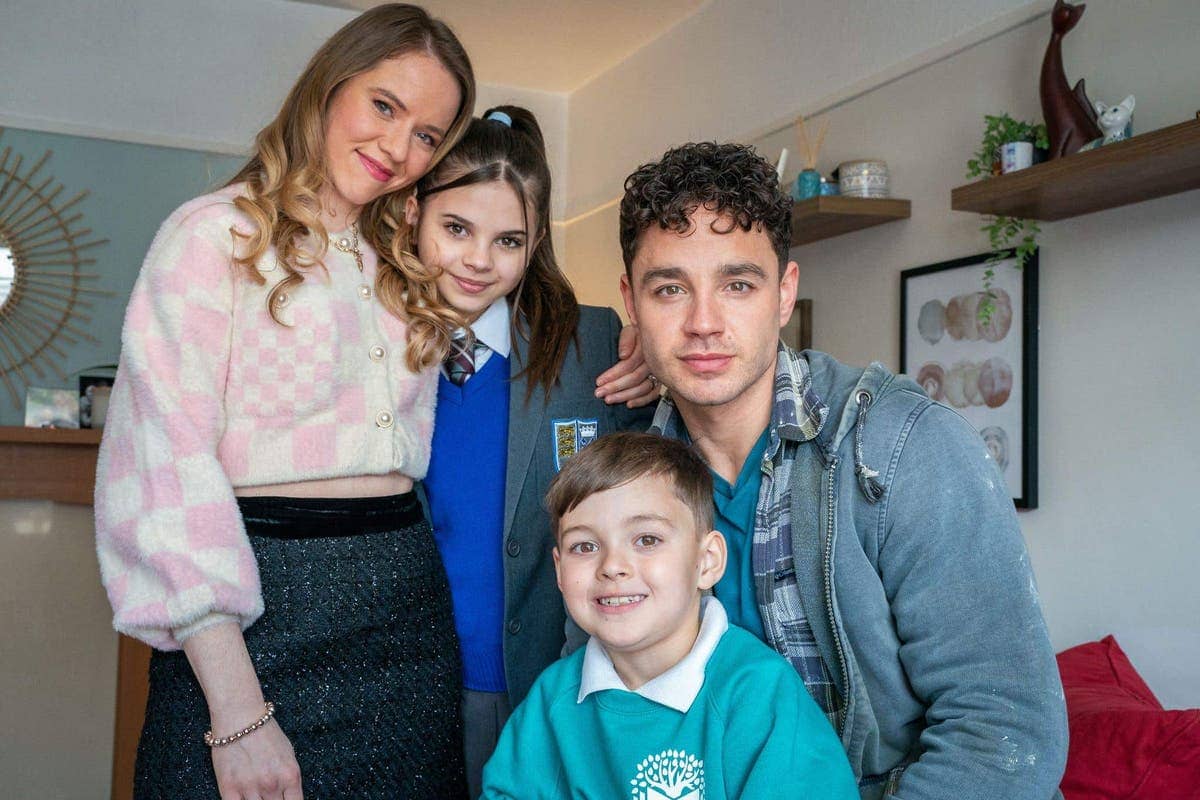 First look at Adam Thomas with real-life niece and son in Waterloo Road reboot