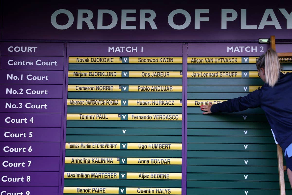 Wimbledon 2022 order of play today: Schedule and live latest results with Raducanu, Murray on Centre Court