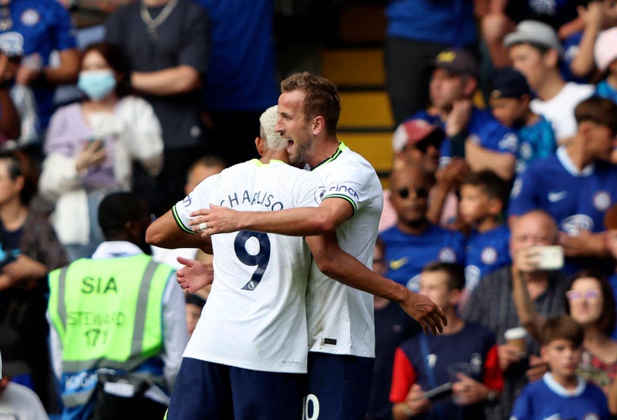 Chelsea 2-2 Tottenham: Harry Kane heads home late equaliser in ill-tempered London derby